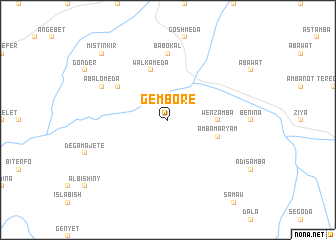 map of Gemborē