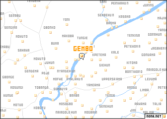 map of Gembo