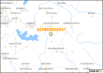 map of Gembrook West