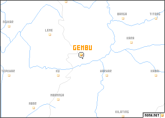 map of Gembu
