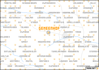 map of Gemeenhof