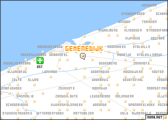 map of Gemenedijk