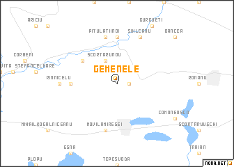 map of Gemenele