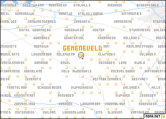 map of Gemeneveld