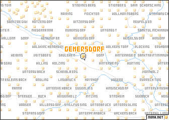 map of Gemersdorf