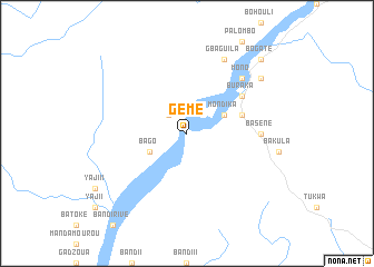 map of Geme