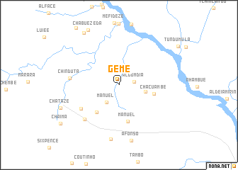 map of Géme