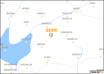 map of Gemik