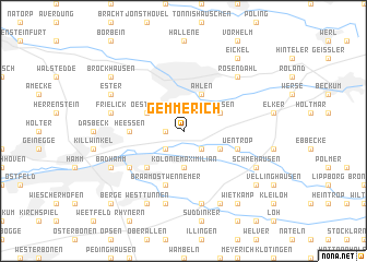 map of Gemmerich