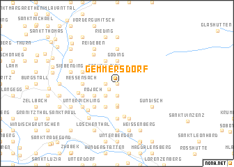 map of Gemmersdorf