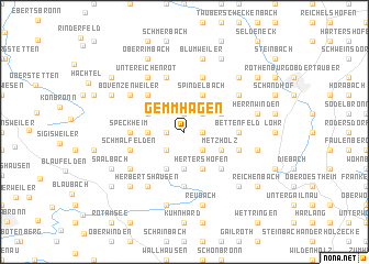 map of Gemmhagen