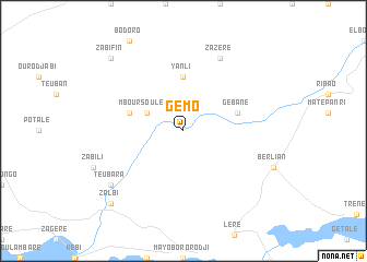 map of Gémo