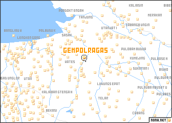 map of Gempolragas