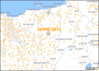 map of Gempol Satu