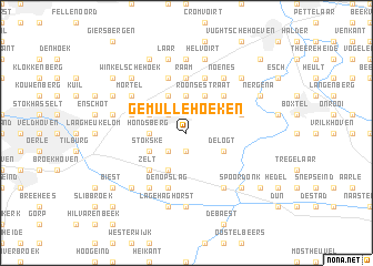 map of Gemullehoeken