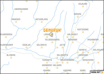 map of Gemuruh