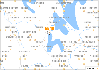 map of Gemu