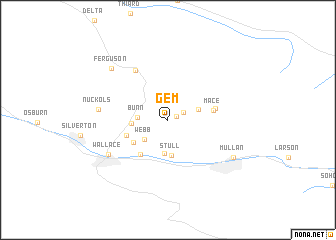 map of Gem