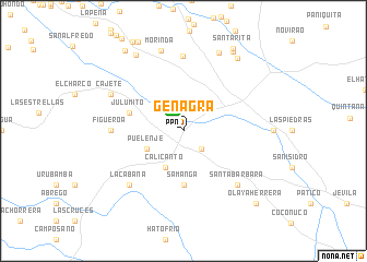 map of Genagra