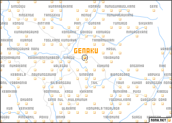 map of Genaku
