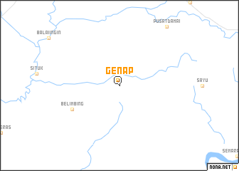 map of Genap