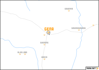 map of Gena