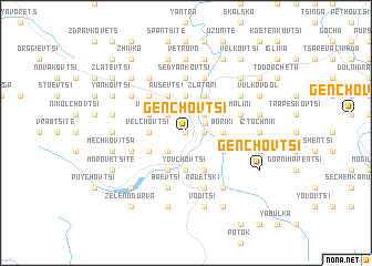 map of Genchovtsi