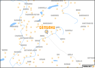 map of Gendāhu