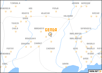 map of Genda