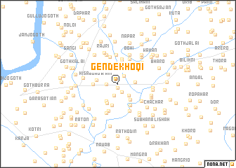map of Gende Khoqī