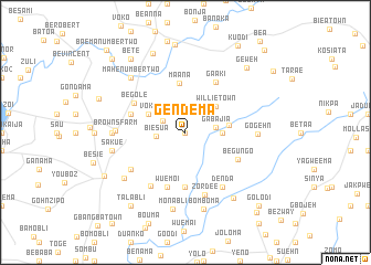 map of Gendema