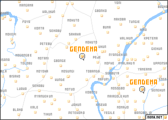 map of Gendema