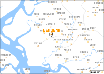 map of Gendema