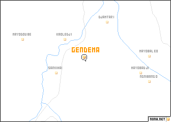 map of Gendema