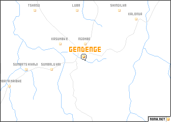 map of Gendenge