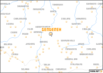 map of Gendereh