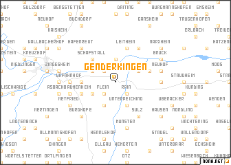 map of Genderkingen