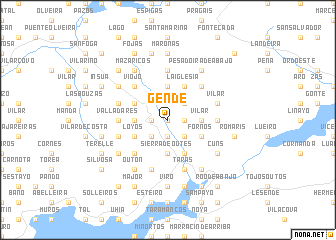 map of Gende