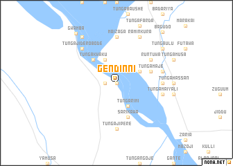 map of Gendinni