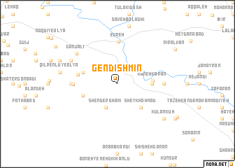 map of Gendīshmīn