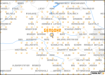 map of Gendohr