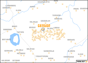 map of Gendor