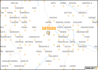 map of Gendou