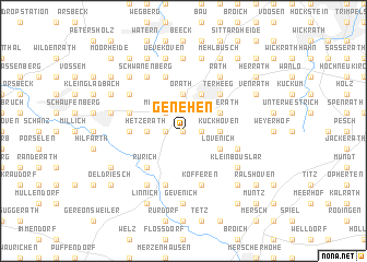 map of Genehen