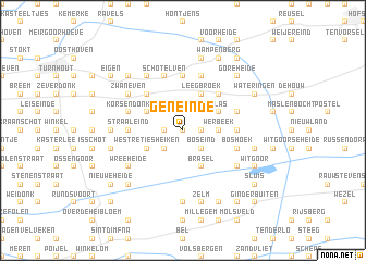 map of Geneinde