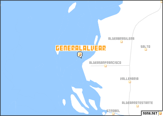 map of General Alvear