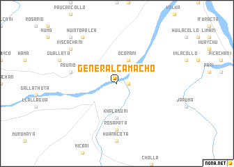 map of General Camacho