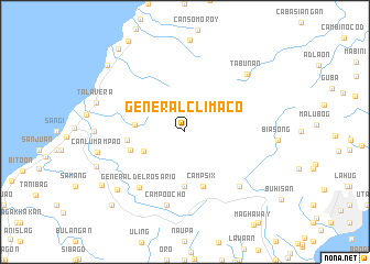 map of General Climaco