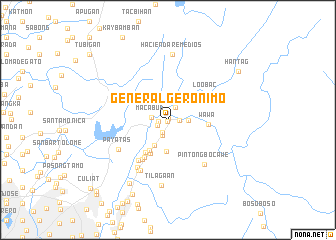 map of General Geronimo