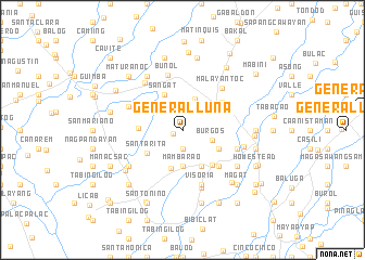 map of General Luna